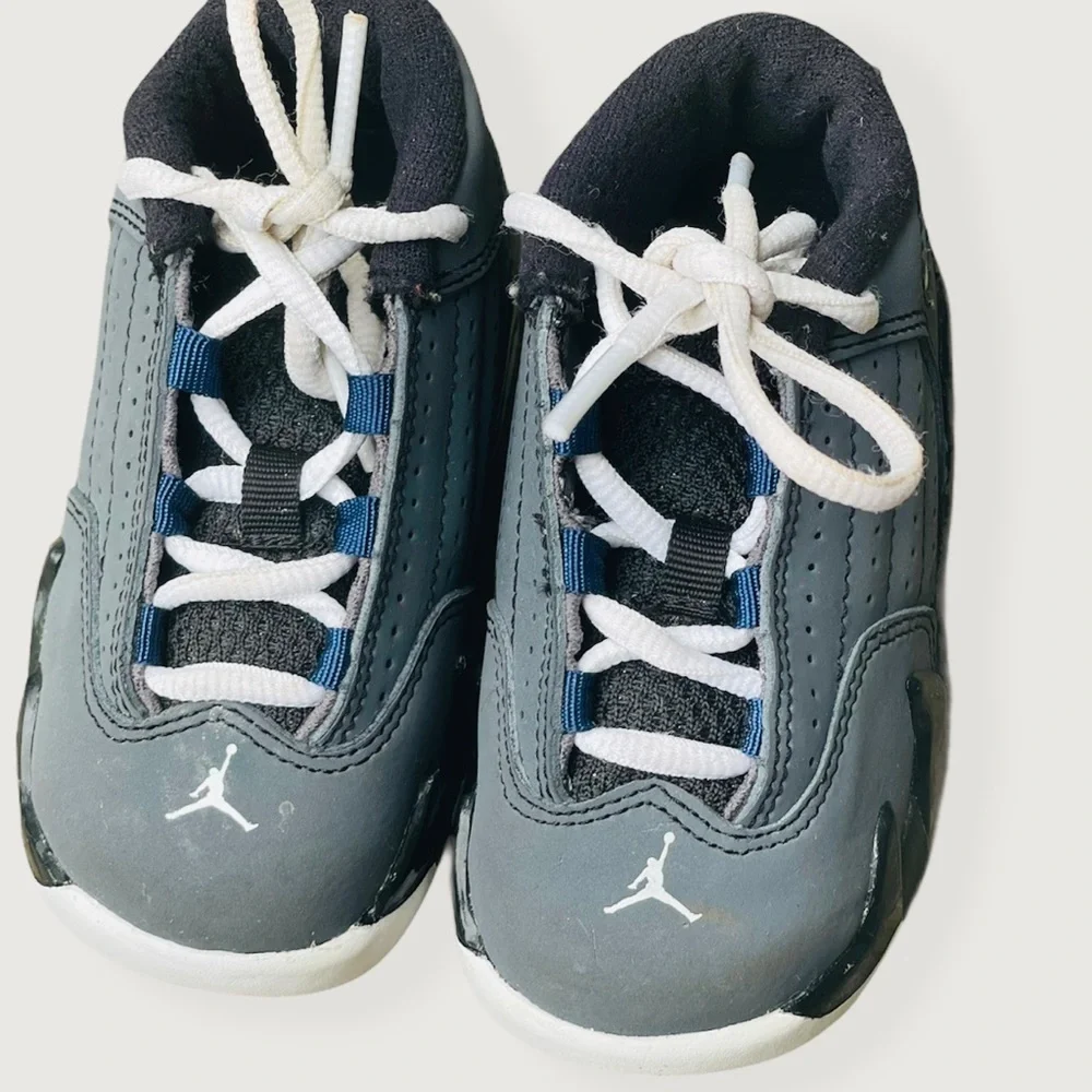 air jordan 14 retro 'graphite navy' for babies